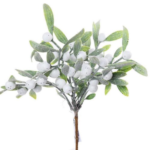 Zápich imelo +biele bob. 23cm