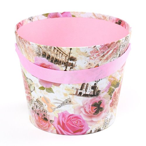 Darčeková krabička na kvety mix vzorov 16x16x13,2cm - Aranžérsky materiál