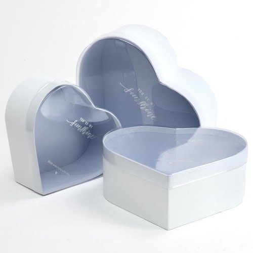 Darčeková krabička na kvety srdce mix f s/3