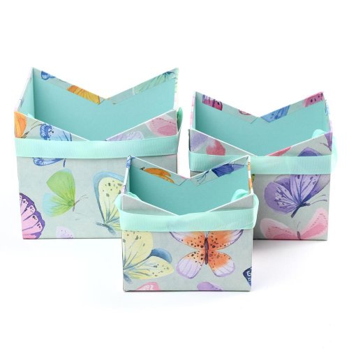 Darčeková krabička na kvety s/3 14x16x13cm m:14.5x12x12cm s:12x10x10cm