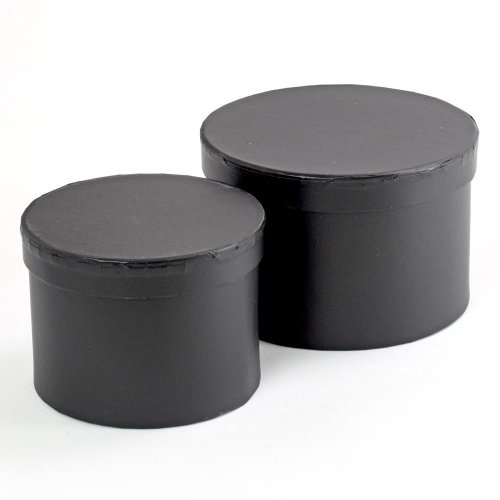 Darčeková krabička valec čier.s/2 l:15.5x10cm s:12.5x9.5cm