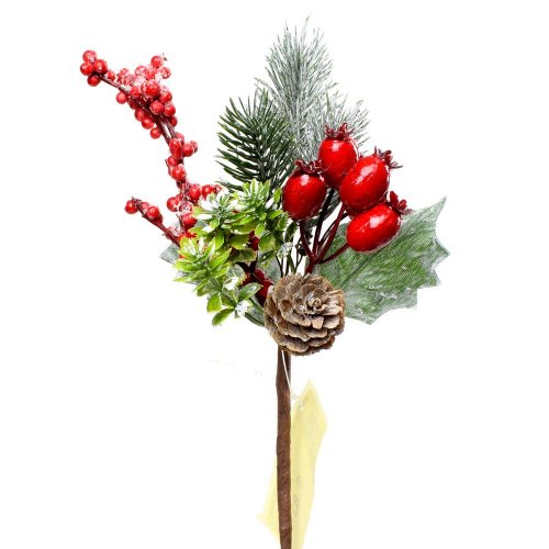 Zápich šípky šiška bobule 24cm - Umelé kvety