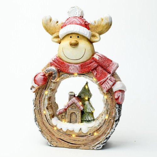 Sob dekorácia led keramika 35,5cm