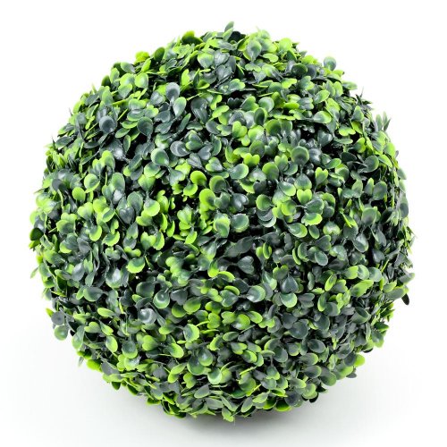 Guľa buxus zelená vodeodolná a uv odolná 28cm