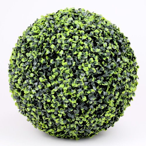 Guľa buxus zelená vodeodolná a uv odolná 38cm