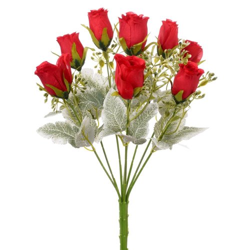 Kytica ruža červená 39cm