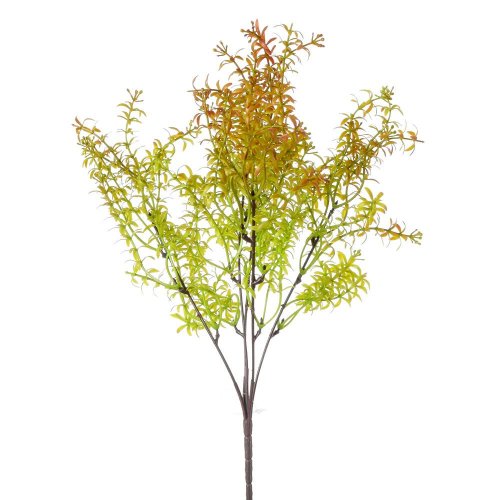 Zápich lístky oranžové 32cm