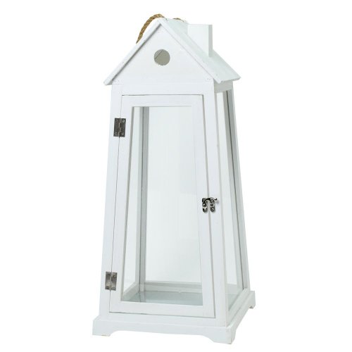 392fl/s lampáš drevo biely l 23x20,5x58,5cm