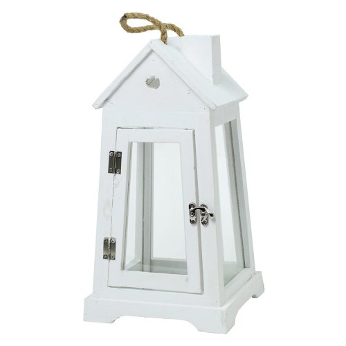 392fl/s lampáš drevo biely s 16,5x15,5x36cm