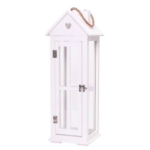 395fl/s lampáš drevo biely s 18,5x17x51,5cm