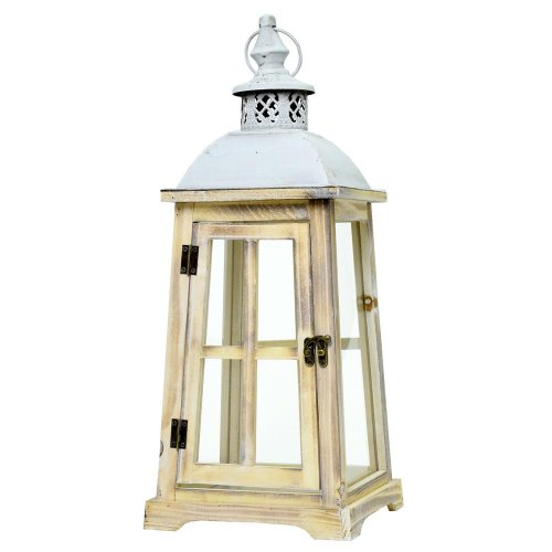 397fl/s lampáš drevo natur s 18,2x18,2x33/51,6cm - Lampáše
