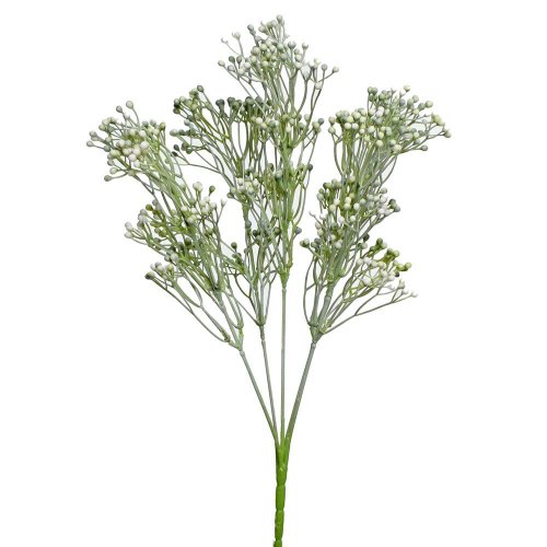 Zápich bobule biele 35cm
