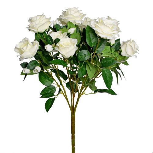Kytica ruža biela 60cm