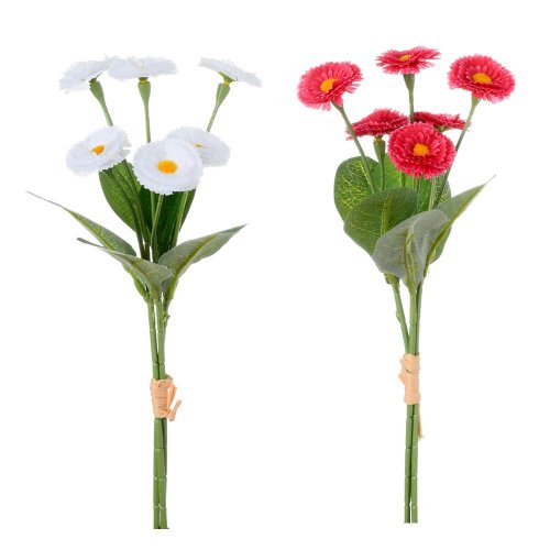 Kytica bellis,zeleň mix/2f 31cm