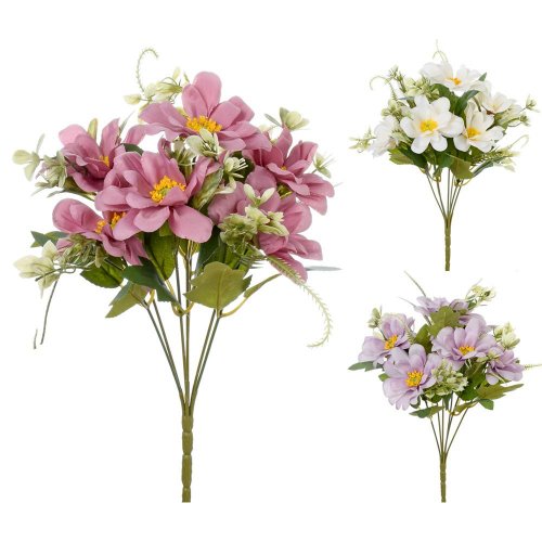 Kytica margarétky, zeleň, mix/f 36cm