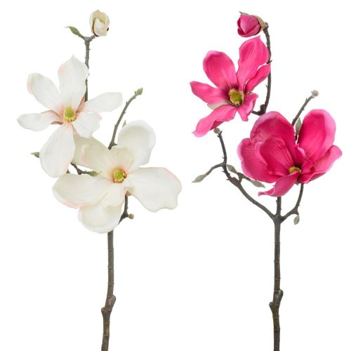 Magnólia konár ružová mix 2f 50cm