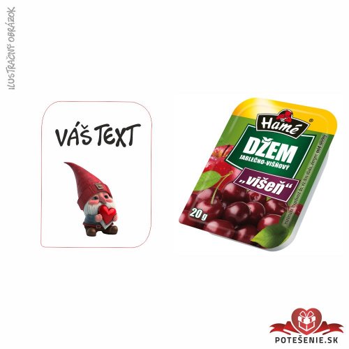 Narodeninový džem pre hostí, škriatok 001 - Ovocný džem