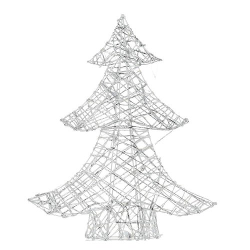 Stromček led strieb. 40.6x8.3x50cm - Vianočné osvetlenie