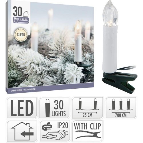 Led svetielka /30 sviiečok/ w,ind