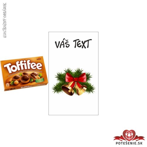 Toffifee svončeky na čečine - Vianočné Toffifee