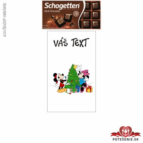 Schogetten čokoláda , vianočný stromček - Schogetten čokoláda