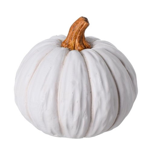 Tekvica biela keramika 13x13x13