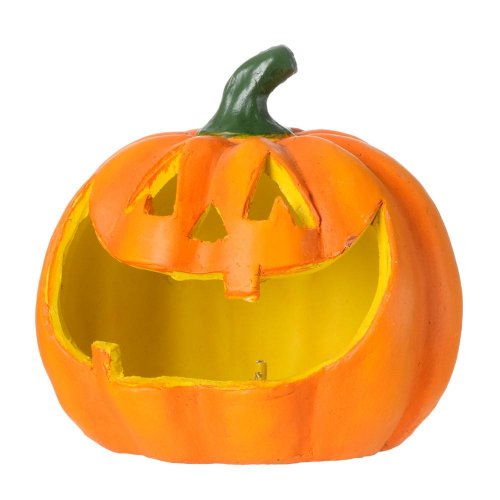 Tekvica oranžová led keramika 16x15.5x15