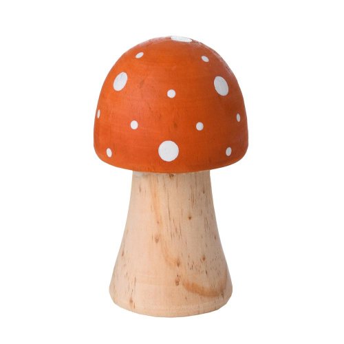 Muchotrávka oranžová drevo 6x6x10cm