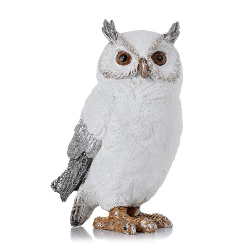 Sova bie/str/zla gliter keramika 10x7,5x15cm