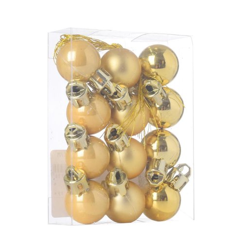 Gule plast. zlaté mat/lesk/perl. s/12 2cm