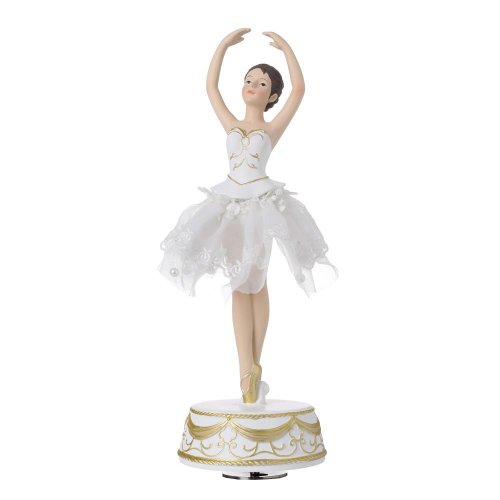 Balerína polyres 14,7x14,7x35cm biela