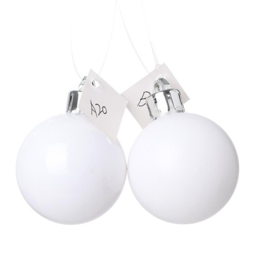 Gule plast. biela lesk/mat/piesk/mraz s/12 2cm