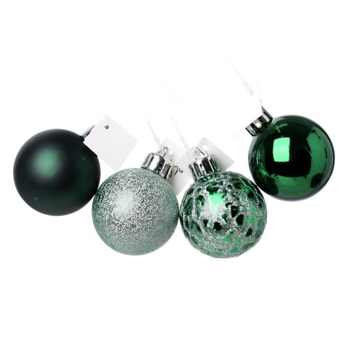 Gule plast. zelené lesk/mat/piesk/mraz s/12 3cm