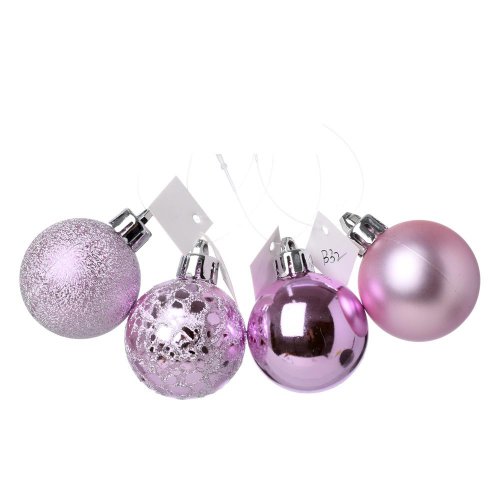 Gule plast. bledo-fialové lesk/mat/piesk/mraz s/8 8cm