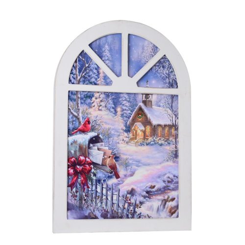 Obraz led okno krajinka 40x60x2,8cm