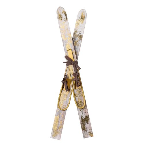 Lyže dekor.drevo zl. 25*7*57cm