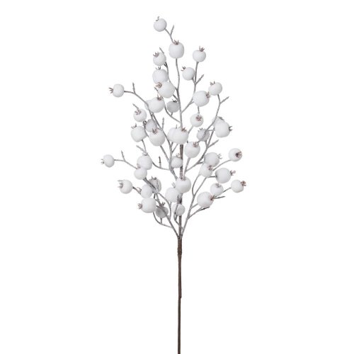 Vetvička biele šípky, 48cm