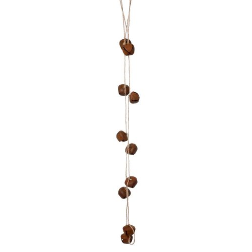Girlanda rolničky  hnedé 120cm