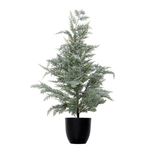 Stromček zasnežený v kvetináči 50*50*90