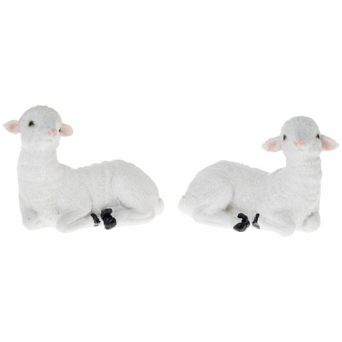 Ovca poly 10x5x7,5cm biela mix