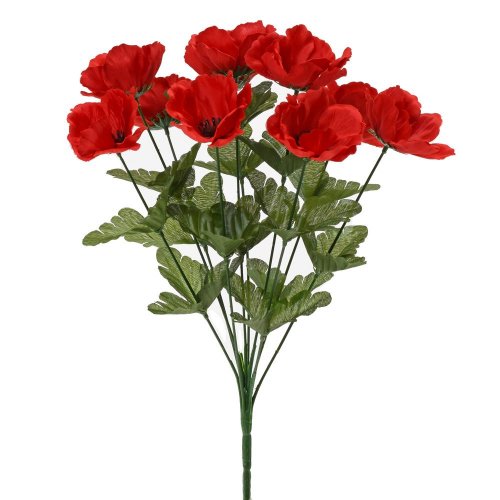 Kytica maky červené x10 41cm