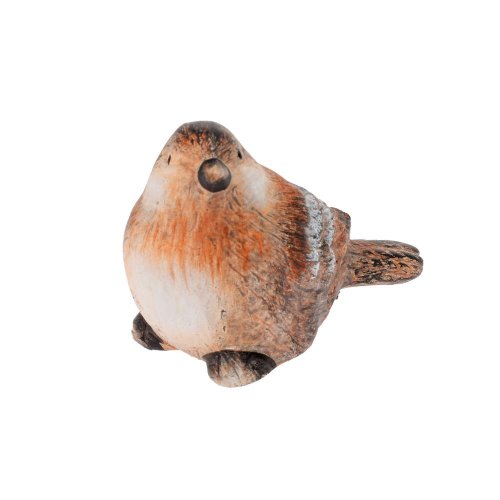 Vtáčik hnedý keramika 9*5*6.5 - Jesenné dekorácie