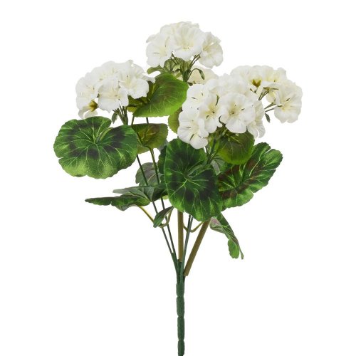 Kytica zonalka x6 krém 38cm - Umelé kvety