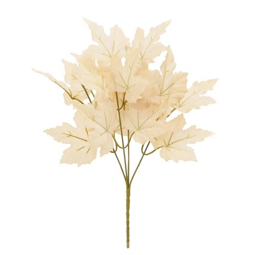 Zápich lístie javor béžový x4 36cm