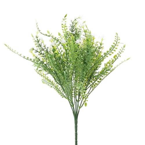 Zeleň drob.biele kvietky 35cm
