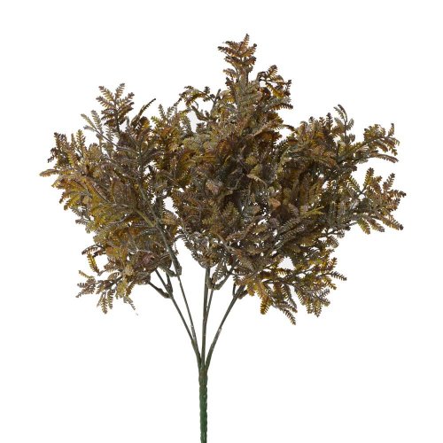 Zeleň drob. lístky bl. hnedá 35cm