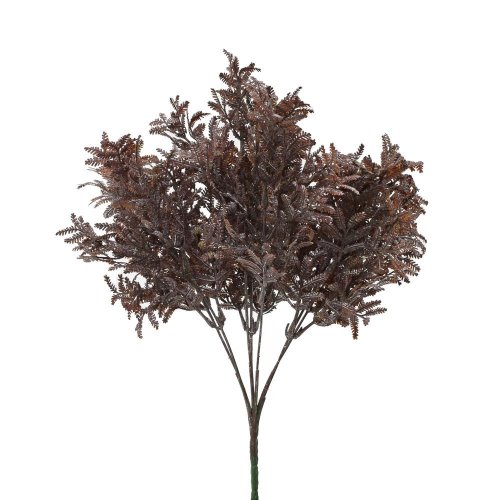 Zeleň drob. lístky tm. hnedá 35cm