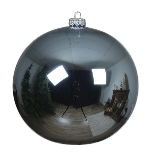 Guľa sklo modrá s/6 pr.8cm