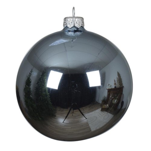 Guľa sklo modrá s/4 pr.10cm