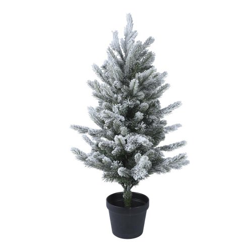 Strom vian. zasnež. v kvetin.grandis v60/pr.44cm - Vianočné stromčeky